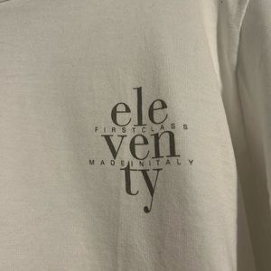 Eleventy T-shirts and Polos White with Grey Trim size M